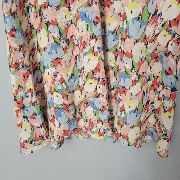 ByTiMo Abstract Floral Short Sleeve Mini Dress - Picture 7 of 11